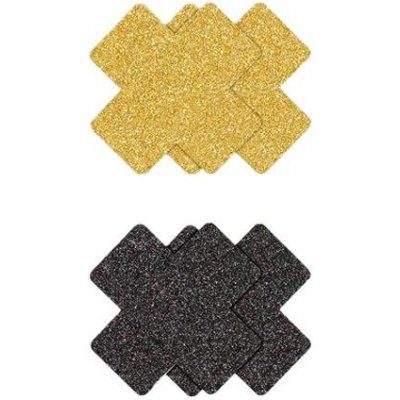 Pasties ozdoby na bradavky Glitter Cross 2 páry – Zbozi.Blesk.cz