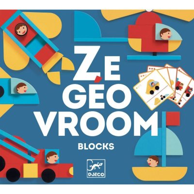 DJECO Magnetická skládačka Doprava – Zboží Dáma