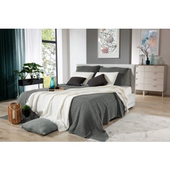 Vital Home přehoz na postel bavlna šedé 240 x 260 cm