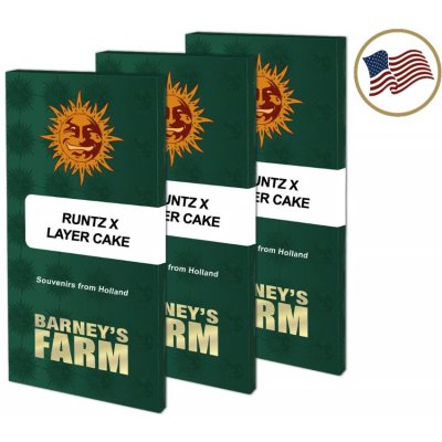 Barney's Farm Runtz x Layer Cake semena neobsahují THC 5 ks