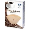 Filtry do kávovarů KM AK 114 Papírové filtry 80ks vel.4