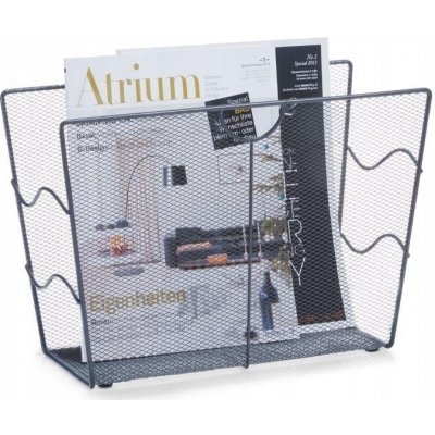 Kovový stojan na časopisy Zeller 17742, 27 x 39 x 17,5 cm – Zboží Mobilmania