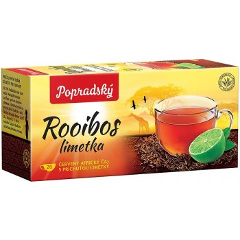 Popradský čaj Rooibos limetka 20 x 1,5 g