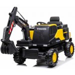 Mamido Volvo DK-VE888 Dětský elektrický bagr žlutá – Sleviste.cz