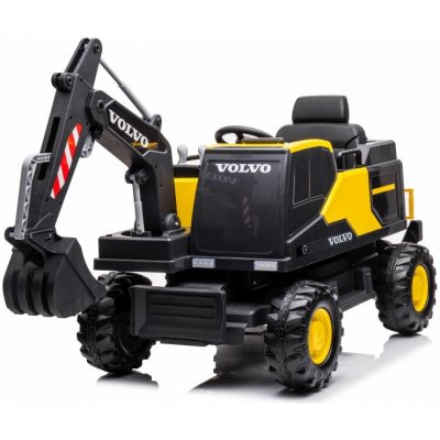 Mamido Volvo DK-VE888 Dětský elektrický bagr žlutá – Sleviste.cz