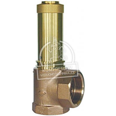 Herose Pojistný ventil pro páru 6380 - 1", Pojistný tlak 10,4 bar