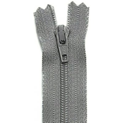 YKK zip spirálový nedělitelný, šedý - 40 cm – Hledejceny.cz