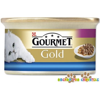 Gourmet Gold mořské ryby & špenát 85 g