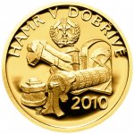 ČNB Zlatá mince 2500 Kč Hamr v Dobřívě 2010 7,78 g – Zboží Dáma