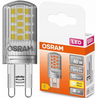 Osram LED žárovka 4,2W 230V bílá teplá – Zboží Mobilmania