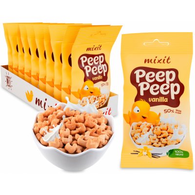 Mixit s.r.o. Cereálie do kapsy peep peep vanilka 25 g – Zbozi.Blesk.cz