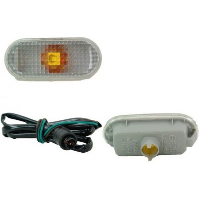 BLIKAČ, BLINKR, SMĚROVÉ SVĚTLO BOČNÍ LEVÝ=PRAVÝ VOLKSWAGEN POLO (6N) HB, 10.94-08.99, SEAT TOLEDO (1M2), 04.99-09.04, VOLKSWAGEN POLO (6N2) HB, 10.99- DEPO | Zboží Auto