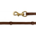 Waldhausen Otěže Island w/Carabiner brown/brass – Zboží Dáma