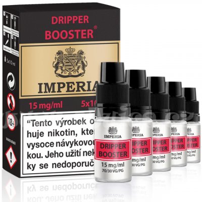 Booster báze Imperia Dripper (30/70): 5x10ml / 15mg – Zboží Dáma
