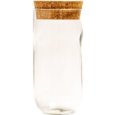 DT Glass Skleněná váza Camia s korkovým víčkem, výška 15 cm – Hledejceny.cz