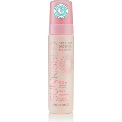 Sunkissed Self Tan Mousse Medium 200 ml – Zboží Dáma