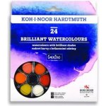 Koh-I-Noor brilantní kulaté 24 barev – Zboží Dáma