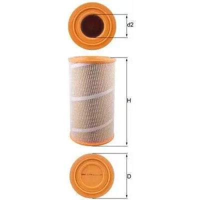 MAHLE Vzduchový filtr MAO LX 7120 – Hledejceny.cz