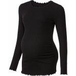 esmara dámské těhotenské triko s dlouhými rukávy černá – Zboží Dáma