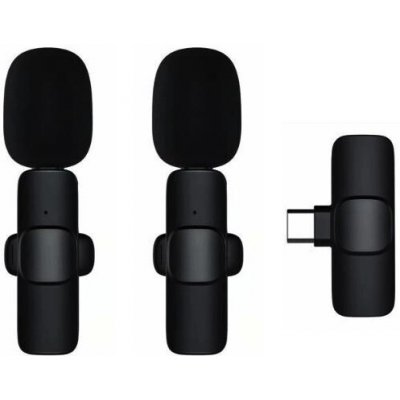 2v1 Type-C Lavalier Wireless Microphone (vč. Aku) – Zboží Živě