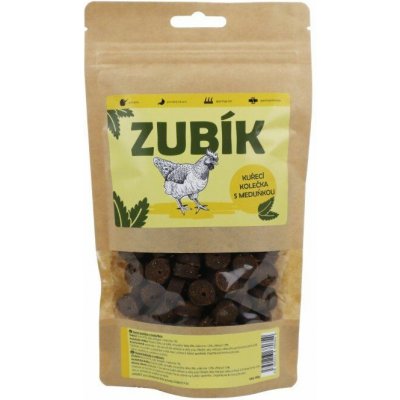 JOPOPET s.r.o. Pochoutka ZUBÍK Kuřecí kolečka s meduňkou 200 g – Hledejceny.cz