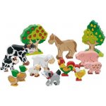Goki zvířátka na statku 14 dílů – Zboží Mobilmania