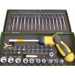 PROXXON 23104 Sada bitů a hlavic s ráčnovým šroubovákem - 54 dílů – Sleviste.cz
