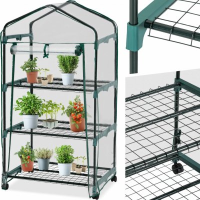Tectake 69 x 49 x 133 cm průhledný 401862 – HobbyKompas.cz