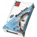 Baumit SanovaMonoTrass vápenotrasová 1 mm Omítka jednovrstvá 25 kg – Sleviste.cz