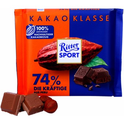 Ritter Sport 74% Peru 100 g – Sleviste.cz
