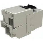 Solarix Konektor keystone SXKJ-10G-STP-BK-SA Cat.6A STP RJ45 – Zboží Mobilmania