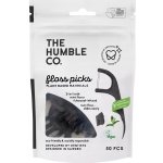 Humble Natural Dental Floss Picks nito-párátka Charcoal 50 ks – Zboží Dáma
