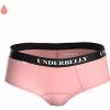 Menstruační kalhotky Underbelly menstruační kalhotky LOWEE růžová černá z polyamidu Pro velmi slabou menstruaci