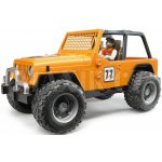 Bruder 2541 Jeep Cross Country oranžový s figurkou – Hledejceny.cz