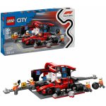 LEGO® City 60443 Zastávka v boxech F1 a personál s vozem Ferrari – Zboží Živě