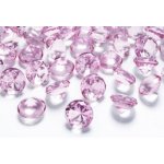 PartyDeco Diamantové konfety světle růžové 12mm – Zboží Dáma