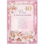 ARGUS Přání k 40. narozeninám 15-8013c40 – Zboží Dáma