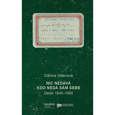 Nic nedává, kdo nedá sám sebe 2. vydání. Deník 1945 - 1960 - Valenová Danica – Zboží Mobilmania