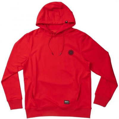 FALLEN mikina Rising Logo Hoodie Red Black