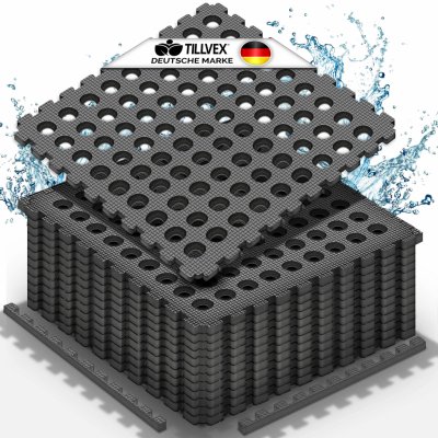Tillvex podložka pod bazén 36 ks černá 51x51 cm – HobbyKompas.cz