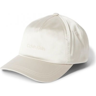 Calvin Klein Must Logo Satin Cap dark ecru – Hledejceny.cz