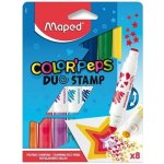Maped 6808 Dětské fixy Color'Peps Duo Stamp 8 ks – Zboží Živě