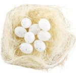 Vajíčka přízdoby pvc/sisal 2,5cm bílá – Hledejceny.cz