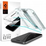 Spigen Glass tR EZ Fit 2 Pack, transparency - iPhone 15 AGL06903 – Sleviste.cz