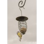 Esschert Design Krmítko "Best for Birds" se střechou 11 x 11 x 25 cm tmavě zelené – Hledejceny.cz