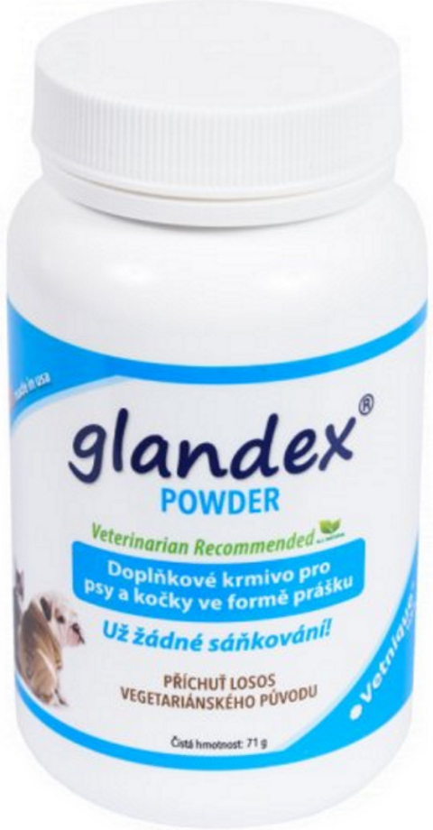 Glandex Powder pro psy a kočky 71 g