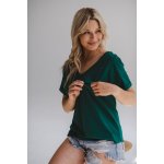 Kojící tričko M-Shirt V-neck Bottle Green – Hledejceny.cz