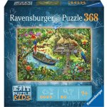 RAVENSBURGER Únikové EXIT Kids Expedice do džungle 368 dílků – Zboží Dáma