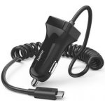 Hama USB-C autonabíječka s kabelem 1 m 2,4 A černá (201609) – Zboží Mobilmania