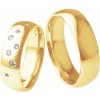 Prsteny Aumanti Snubní prsteny 48 Zlato 7 žlutá